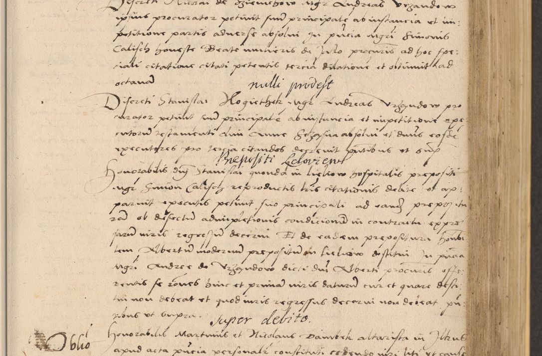 Zdjęcie nr 261 dla obiektu archiwalnego: Acta actorum coram reverendo patre domino Nicolao Bedlenski scholastico vicarioque in spiritualibus gernerali Cracoviensi ad annum Domini millesimum quingentesimum tricesimum septimum, cuius indicio est decima, pontificatus sanctissimi in Christo patris et domini nostri domini Pauli divina providencia papr tercii, anno tercio, feliciter continuantur