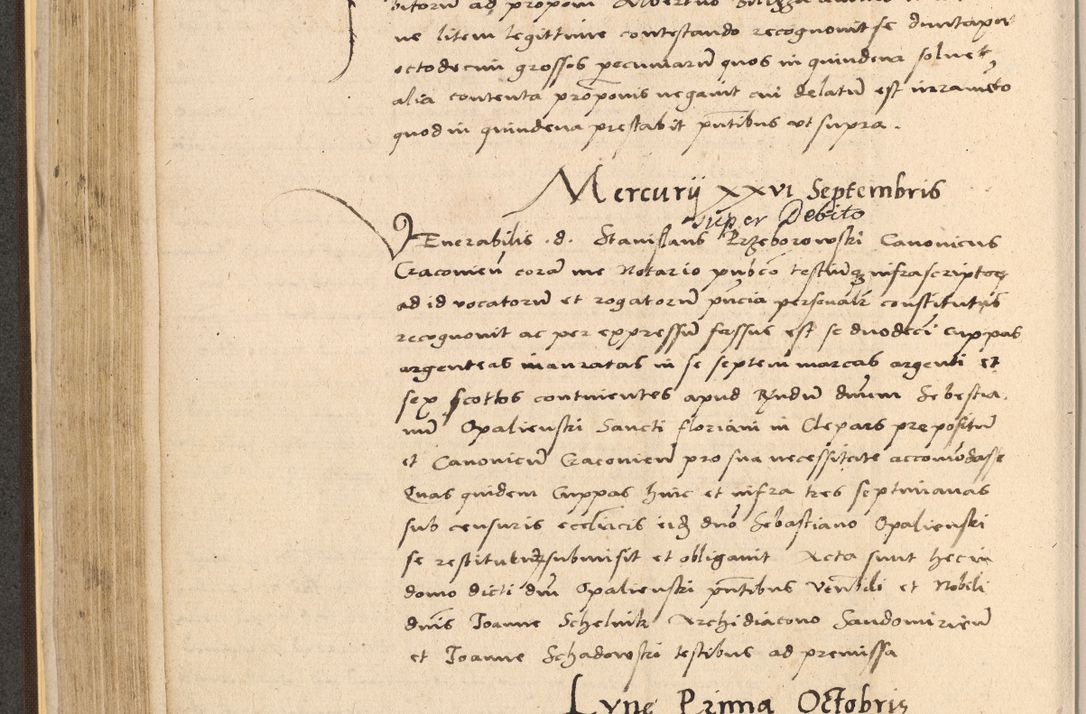 Zdjęcie nr 258 dla obiektu archiwalnego: Acta actorum coram reverendo patre domino Nicolao Bedlenski scholastico vicarioque in spiritualibus gernerali Cracoviensi ad annum Domini millesimum quingentesimum tricesimum septimum, cuius indicio est decima, pontificatus sanctissimi in Christo patris et domini nostri domini Pauli divina providencia papr tercii, anno tercio, feliciter continuantur