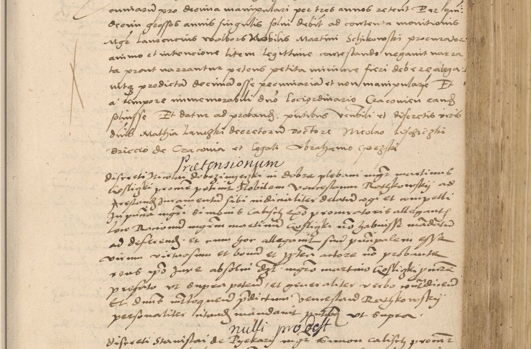 Zdjęcie nr 253 dla obiektu archiwalnego: Acta actorum coram reverendo patre domino Nicolao Bedlenski scholastico vicarioque in spiritualibus gernerali Cracoviensi ad annum Domini millesimum quingentesimum tricesimum septimum, cuius indicio est decima, pontificatus sanctissimi in Christo patris et domini nostri domini Pauli divina providencia papr tercii, anno tercio, feliciter continuantur