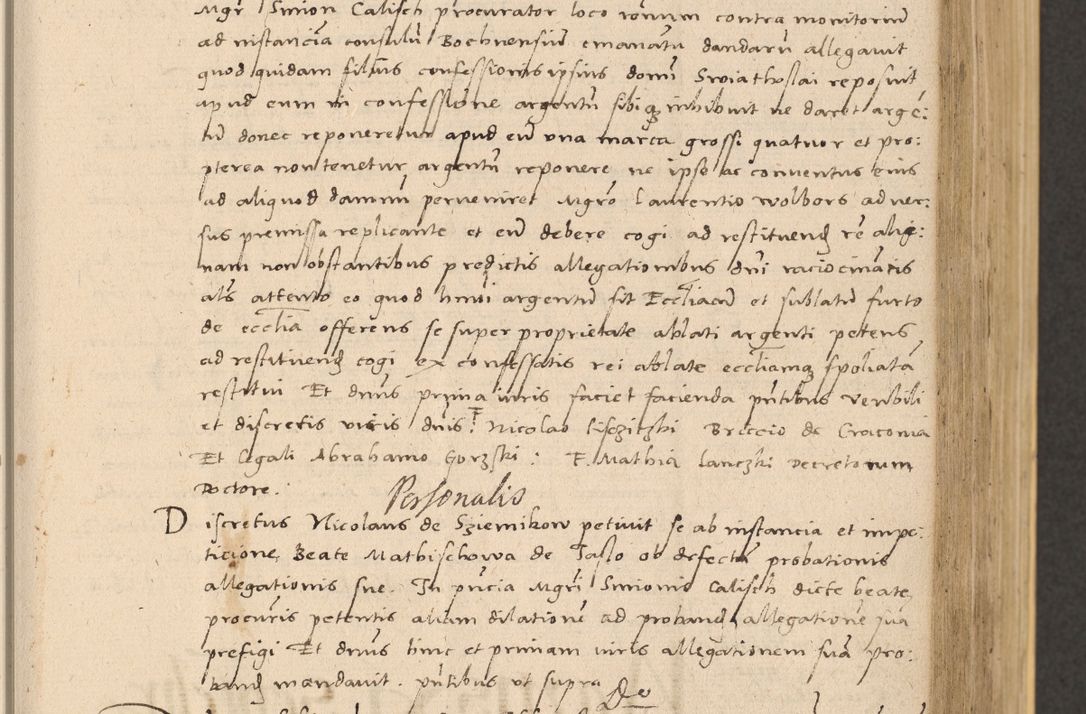 Zdjęcie nr 243 dla obiektu archiwalnego: Acta actorum coram reverendo patre domino Nicolao Bedlenski scholastico vicarioque in spiritualibus gernerali Cracoviensi ad annum Domini millesimum quingentesimum tricesimum septimum, cuius indicio est decima, pontificatus sanctissimi in Christo patris et domini nostri domini Pauli divina providencia papr tercii, anno tercio, feliciter continuantur