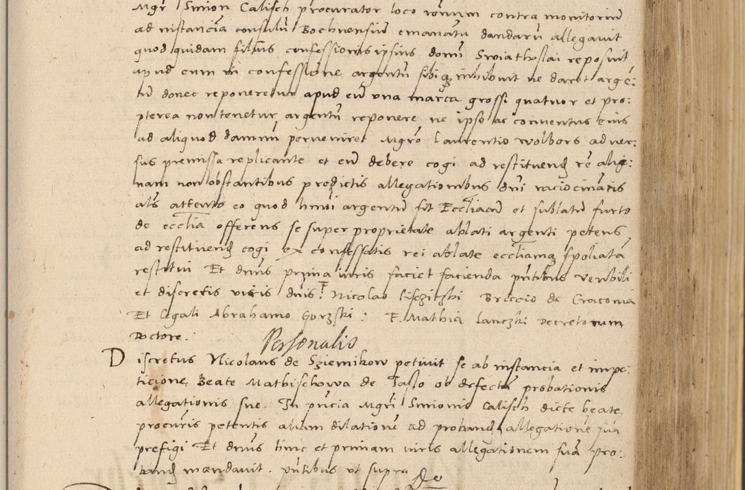 Zdjęcie nr 241 dla obiektu archiwalnego: Acta actorum coram reverendo patre domino Nicolao Bedlenski scholastico vicarioque in spiritualibus gernerali Cracoviensi ad annum Domini millesimum quingentesimum tricesimum septimum, cuius indicio est decima, pontificatus sanctissimi in Christo patris et domini nostri domini Pauli divina providencia papr tercii, anno tercio, feliciter continuantur