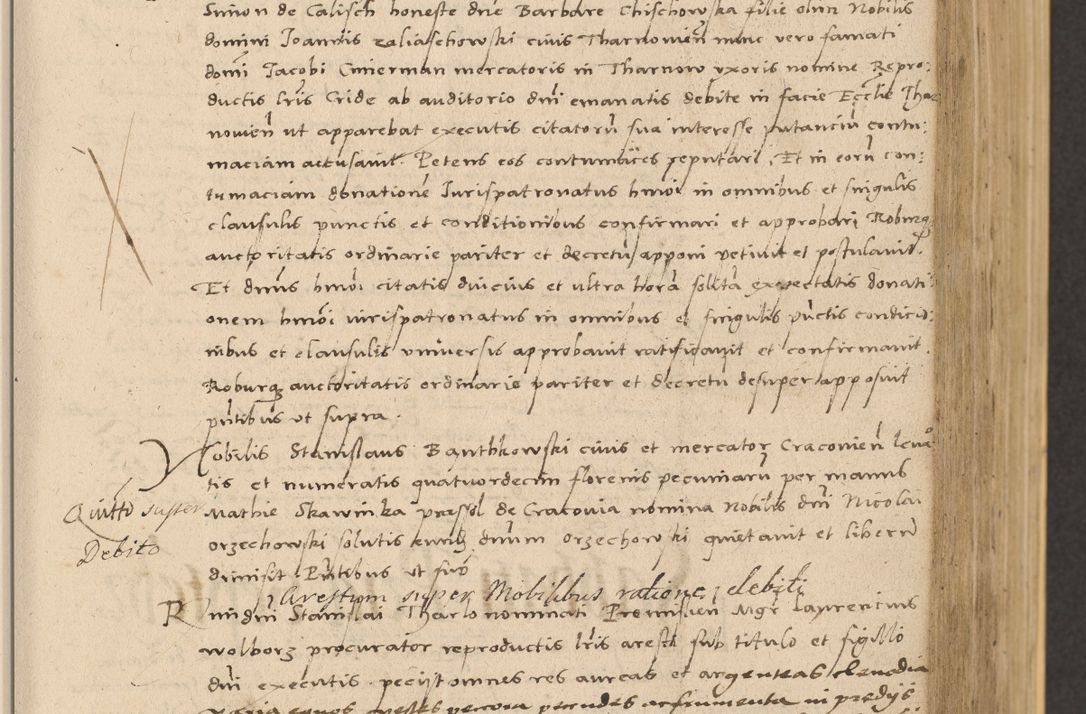 Zdjęcie nr 233 dla obiektu archiwalnego: Acta actorum coram reverendo patre domino Nicolao Bedlenski scholastico vicarioque in spiritualibus gernerali Cracoviensi ad annum Domini millesimum quingentesimum tricesimum septimum, cuius indicio est decima, pontificatus sanctissimi in Christo patris et domini nostri domini Pauli divina providencia papr tercii, anno tercio, feliciter continuantur