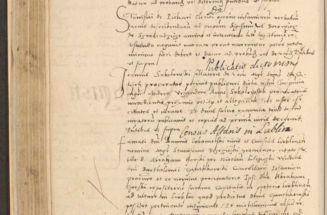 Zdjęcie nr 232 dla obiektu archiwalnego: Acta actorum coram reverendo patre domino Nicolao Bedlenski scholastico vicarioque in spiritualibus gernerali Cracoviensi ad annum Domini millesimum quingentesimum tricesimum septimum, cuius indicio est decima, pontificatus sanctissimi in Christo patris et domini nostri domini Pauli divina providencia papr tercii, anno tercio, feliciter continuantur