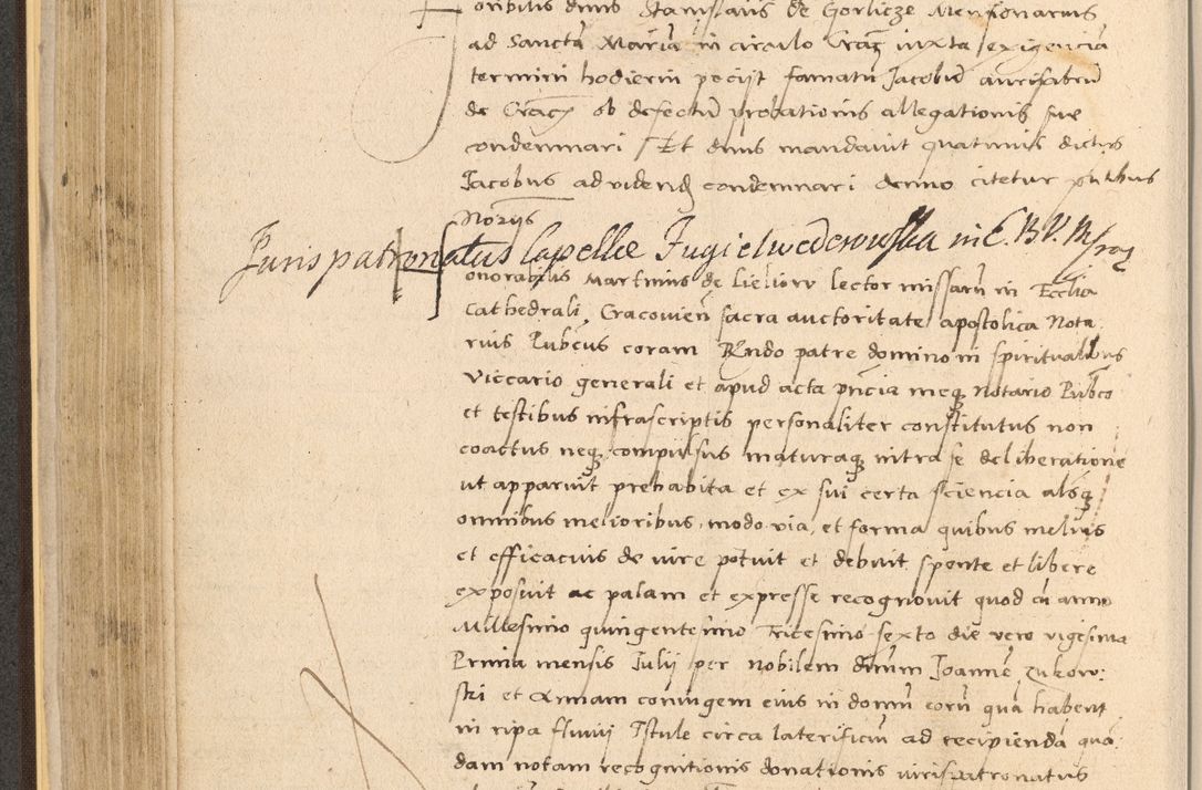 Zdjęcie nr 228 dla obiektu archiwalnego: Acta actorum coram reverendo patre domino Nicolao Bedlenski scholastico vicarioque in spiritualibus gernerali Cracoviensi ad annum Domini millesimum quingentesimum tricesimum septimum, cuius indicio est decima, pontificatus sanctissimi in Christo patris et domini nostri domini Pauli divina providencia papr tercii, anno tercio, feliciter continuantur