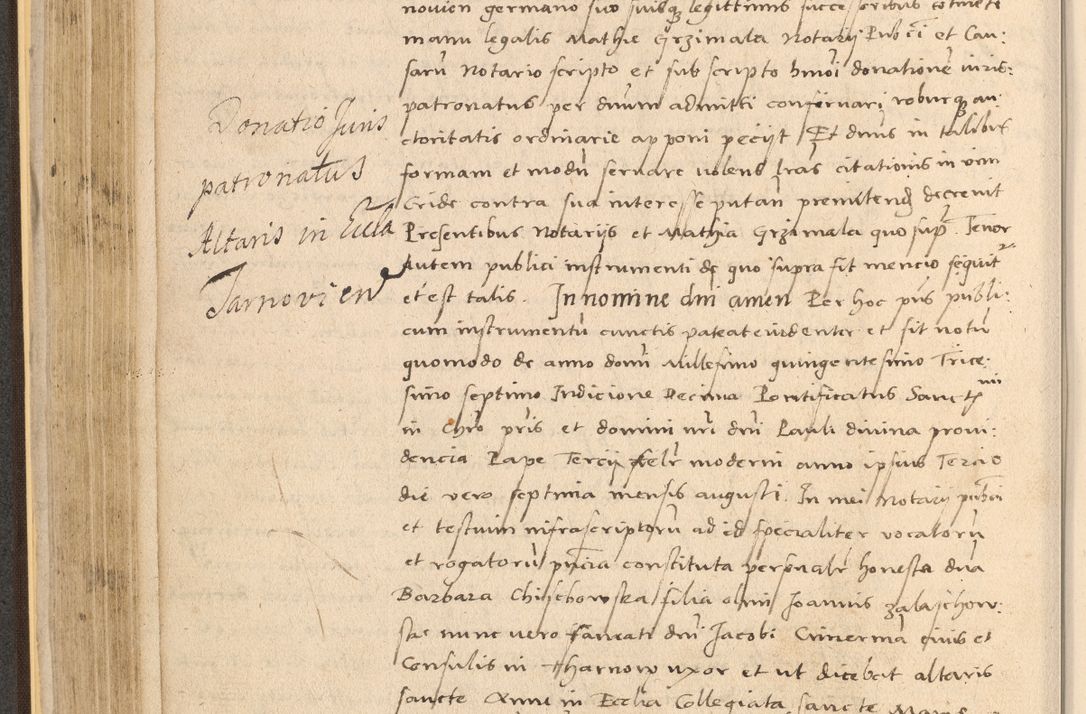 Zdjęcie nr 214 dla obiektu archiwalnego: Acta actorum coram reverendo patre domino Nicolao Bedlenski scholastico vicarioque in spiritualibus gernerali Cracoviensi ad annum Domini millesimum quingentesimum tricesimum septimum, cuius indicio est decima, pontificatus sanctissimi in Christo patris et domini nostri domini Pauli divina providencia papr tercii, anno tercio, feliciter continuantur