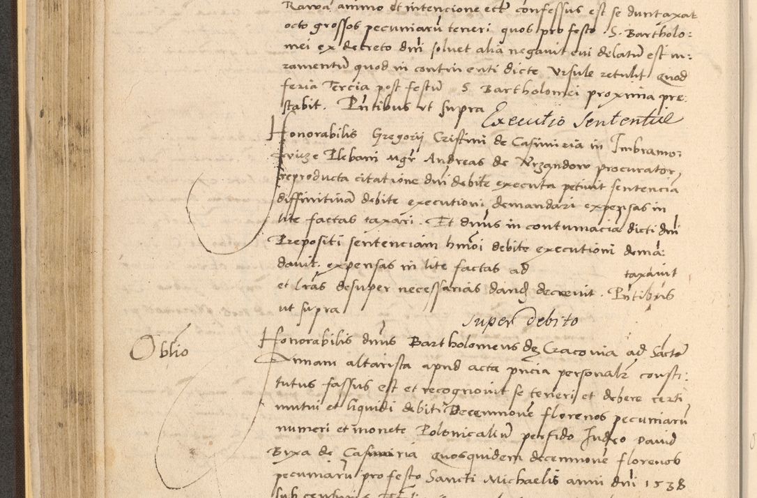 Zdjęcie nr 200 dla obiektu archiwalnego: Acta actorum coram reverendo patre domino Nicolao Bedlenski scholastico vicarioque in spiritualibus gernerali Cracoviensi ad annum Domini millesimum quingentesimum tricesimum septimum, cuius indicio est decima, pontificatus sanctissimi in Christo patris et domini nostri domini Pauli divina providencia papr tercii, anno tercio, feliciter continuantur