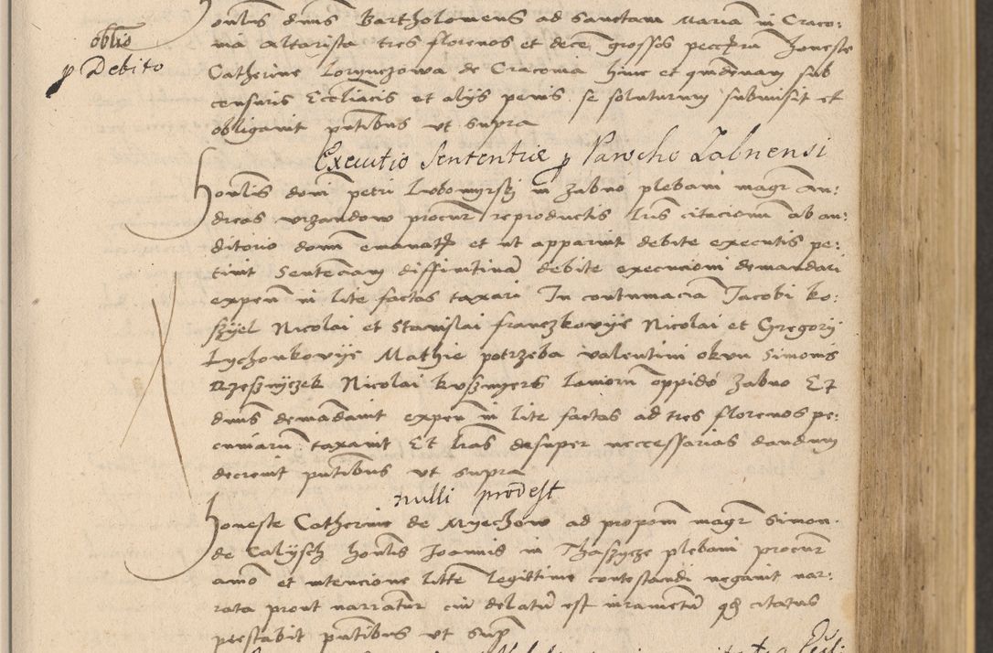 Zdjęcie nr 199 dla obiektu archiwalnego: Acta actorum coram reverendo patre domino Nicolao Bedlenski scholastico vicarioque in spiritualibus gernerali Cracoviensi ad annum Domini millesimum quingentesimum tricesimum septimum, cuius indicio est decima, pontificatus sanctissimi in Christo patris et domini nostri domini Pauli divina providencia papr tercii, anno tercio, feliciter continuantur