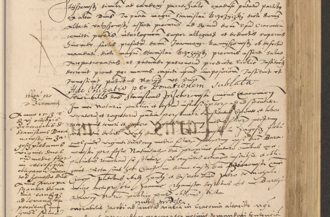 Zdjęcie nr 189 dla obiektu archiwalnego: Acta actorum coram reverendo patre domino Nicolao Bedlenski scholastico vicarioque in spiritualibus gernerali Cracoviensi ad annum Domini millesimum quingentesimum tricesimum septimum, cuius indicio est decima, pontificatus sanctissimi in Christo patris et domini nostri domini Pauli divina providencia papr tercii, anno tercio, feliciter continuantur