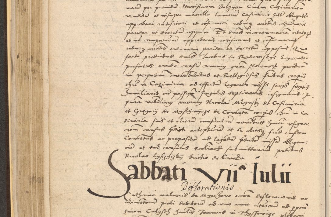 Zdjęcie nr 188 dla obiektu archiwalnego: Acta actorum coram reverendo patre domino Nicolao Bedlenski scholastico vicarioque in spiritualibus gernerali Cracoviensi ad annum Domini millesimum quingentesimum tricesimum septimum, cuius indicio est decima, pontificatus sanctissimi in Christo patris et domini nostri domini Pauli divina providencia papr tercii, anno tercio, feliciter continuantur