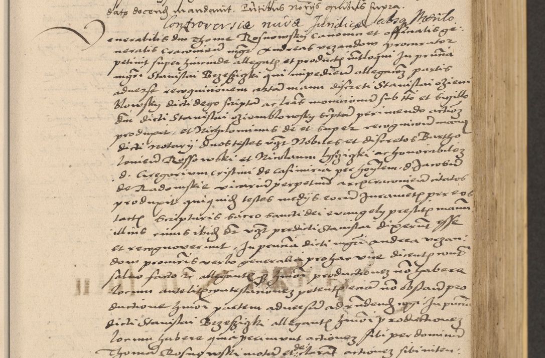Zdjęcie nr 187 dla obiektu archiwalnego: Acta actorum coram reverendo patre domino Nicolao Bedlenski scholastico vicarioque in spiritualibus gernerali Cracoviensi ad annum Domini millesimum quingentesimum tricesimum septimum, cuius indicio est decima, pontificatus sanctissimi in Christo patris et domini nostri domini Pauli divina providencia papr tercii, anno tercio, feliciter continuantur