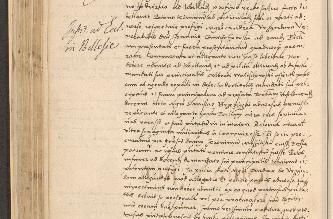 Zdjęcie nr 186 dla obiektu archiwalnego: Acta actorum coram reverendo patre domino Nicolao Bedlenski scholastico vicarioque in spiritualibus gernerali Cracoviensi ad annum Domini millesimum quingentesimum tricesimum septimum, cuius indicio est decima, pontificatus sanctissimi in Christo patris et domini nostri domini Pauli divina providencia papr tercii, anno tercio, feliciter continuantur