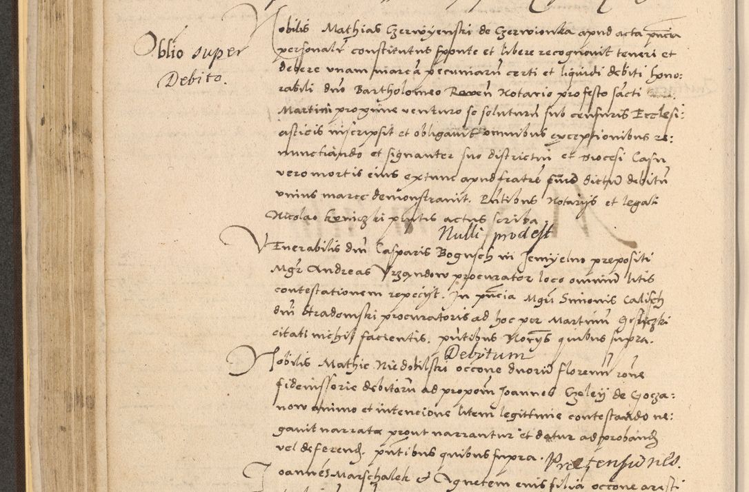 Zdjęcie nr 184 dla obiektu archiwalnego: Acta actorum coram reverendo patre domino Nicolao Bedlenski scholastico vicarioque in spiritualibus gernerali Cracoviensi ad annum Domini millesimum quingentesimum tricesimum septimum, cuius indicio est decima, pontificatus sanctissimi in Christo patris et domini nostri domini Pauli divina providencia papr tercii, anno tercio, feliciter continuantur
