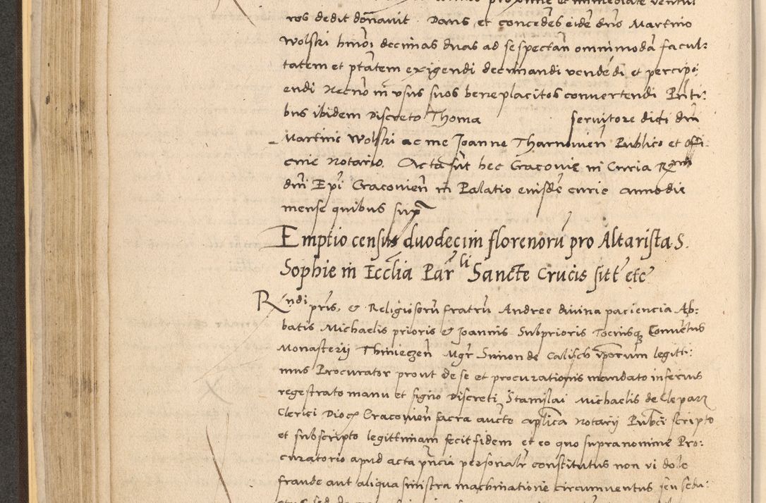 Zdjęcie nr 172 dla obiektu archiwalnego: Acta actorum coram reverendo patre domino Nicolao Bedlenski scholastico vicarioque in spiritualibus gernerali Cracoviensi ad annum Domini millesimum quingentesimum tricesimum septimum, cuius indicio est decima, pontificatus sanctissimi in Christo patris et domini nostri domini Pauli divina providencia papr tercii, anno tercio, feliciter continuantur