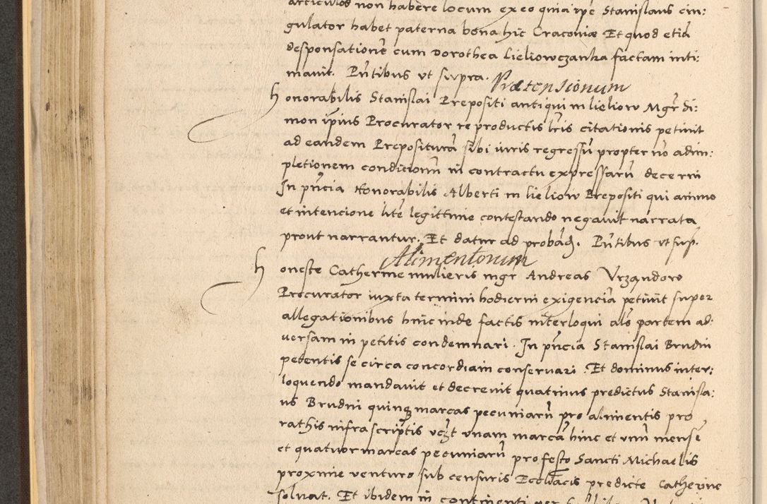 Zdjęcie nr 170 dla obiektu archiwalnego: Acta actorum coram reverendo patre domino Nicolao Bedlenski scholastico vicarioque in spiritualibus gernerali Cracoviensi ad annum Domini millesimum quingentesimum tricesimum septimum, cuius indicio est decima, pontificatus sanctissimi in Christo patris et domini nostri domini Pauli divina providencia papr tercii, anno tercio, feliciter continuantur