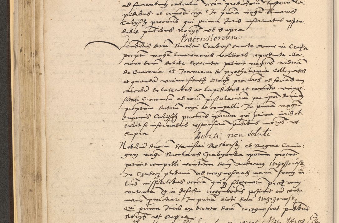 Zdjęcie nr 166 dla obiektu archiwalnego: Acta actorum coram reverendo patre domino Nicolao Bedlenski scholastico vicarioque in spiritualibus gernerali Cracoviensi ad annum Domini millesimum quingentesimum tricesimum septimum, cuius indicio est decima, pontificatus sanctissimi in Christo patris et domini nostri domini Pauli divina providencia papr tercii, anno tercio, feliciter continuantur