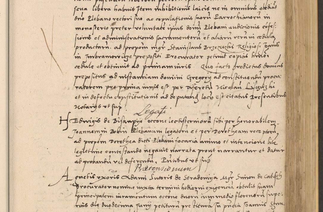 Zdjęcie nr 161 dla obiektu archiwalnego: Acta actorum coram reverendo patre domino Nicolao Bedlenski scholastico vicarioque in spiritualibus gernerali Cracoviensi ad annum Domini millesimum quingentesimum tricesimum septimum, cuius indicio est decima, pontificatus sanctissimi in Christo patris et domini nostri domini Pauli divina providencia papr tercii, anno tercio, feliciter continuantur