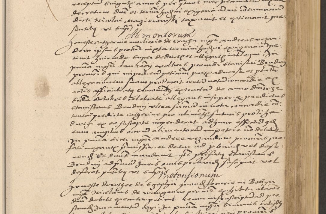 Zdjęcie nr 159 dla obiektu archiwalnego: Acta actorum coram reverendo patre domino Nicolao Bedlenski scholastico vicarioque in spiritualibus gernerali Cracoviensi ad annum Domini millesimum quingentesimum tricesimum septimum, cuius indicio est decima, pontificatus sanctissimi in Christo patris et domini nostri domini Pauli divina providencia papr tercii, anno tercio, feliciter continuantur