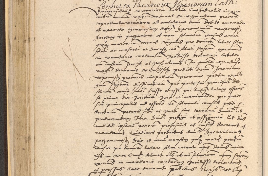 Zdjęcie nr 156 dla obiektu archiwalnego: Acta actorum coram reverendo patre domino Nicolao Bedlenski scholastico vicarioque in spiritualibus gernerali Cracoviensi ad annum Domini millesimum quingentesimum tricesimum septimum, cuius indicio est decima, pontificatus sanctissimi in Christo patris et domini nostri domini Pauli divina providencia papr tercii, anno tercio, feliciter continuantur