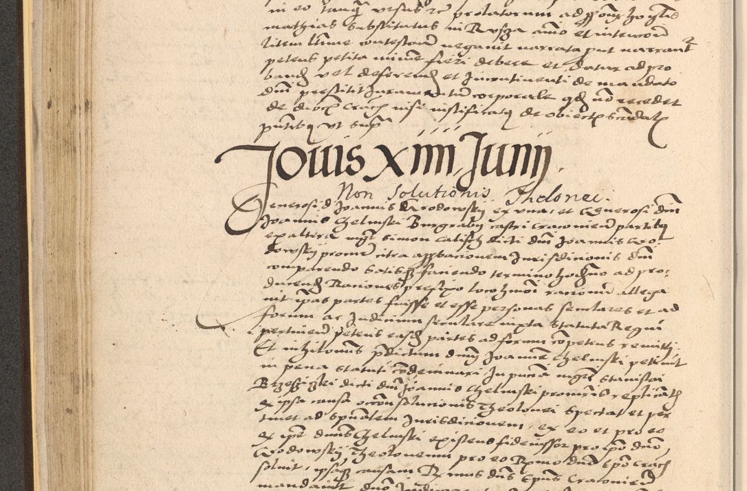 Zdjęcie nr 154 dla obiektu archiwalnego: Acta actorum coram reverendo patre domino Nicolao Bedlenski scholastico vicarioque in spiritualibus gernerali Cracoviensi ad annum Domini millesimum quingentesimum tricesimum septimum, cuius indicio est decima, pontificatus sanctissimi in Christo patris et domini nostri domini Pauli divina providencia papr tercii, anno tercio, feliciter continuantur