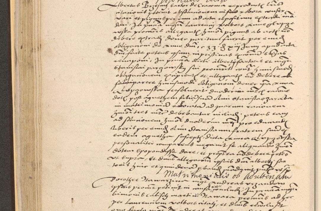 Zdjęcie nr 152 dla obiektu archiwalnego: Acta actorum coram reverendo patre domino Nicolao Bedlenski scholastico vicarioque in spiritualibus gernerali Cracoviensi ad annum Domini millesimum quingentesimum tricesimum septimum, cuius indicio est decima, pontificatus sanctissimi in Christo patris et domini nostri domini Pauli divina providencia papr tercii, anno tercio, feliciter continuantur