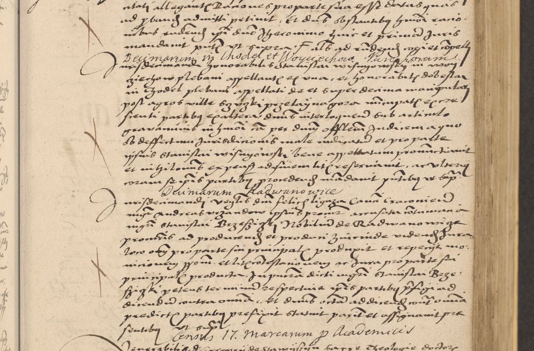 Zdjęcie nr 139 dla obiektu archiwalnego: Acta actorum coram reverendo patre domino Nicolao Bedlenski scholastico vicarioque in spiritualibus gernerali Cracoviensi ad annum Domini millesimum quingentesimum tricesimum septimum, cuius indicio est decima, pontificatus sanctissimi in Christo patris et domini nostri domini Pauli divina providencia papr tercii, anno tercio, feliciter continuantur