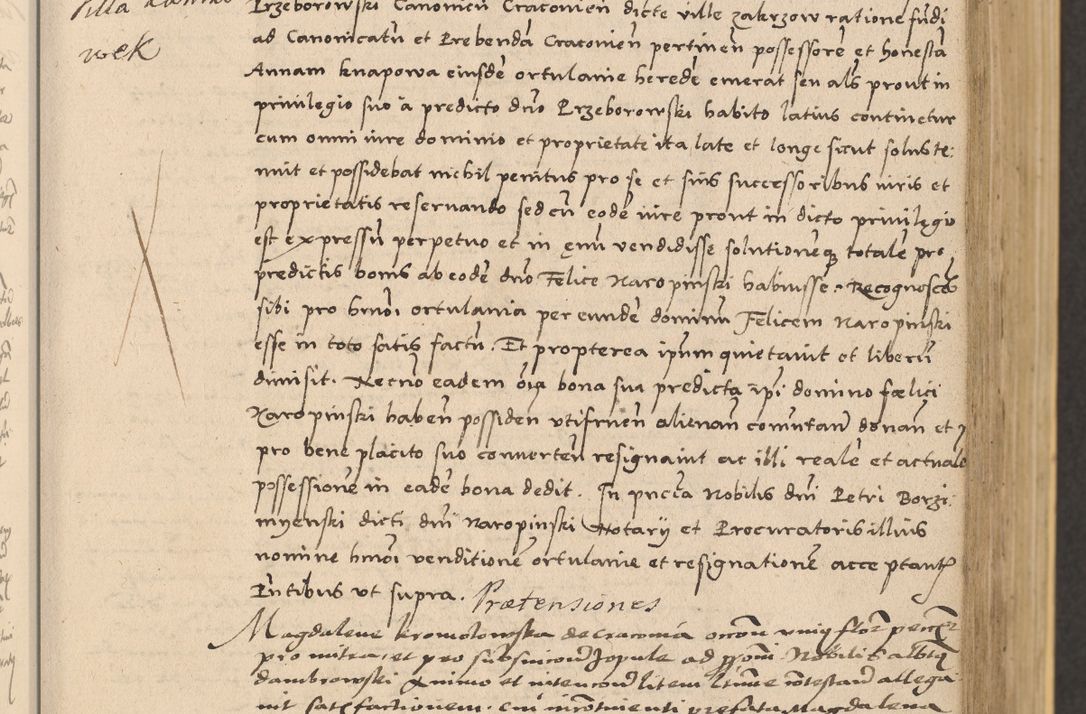 Zdjęcie nr 133 dla obiektu archiwalnego: Acta actorum coram reverendo patre domino Nicolao Bedlenski scholastico vicarioque in spiritualibus gernerali Cracoviensi ad annum Domini millesimum quingentesimum tricesimum septimum, cuius indicio est decima, pontificatus sanctissimi in Christo patris et domini nostri domini Pauli divina providencia papr tercii, anno tercio, feliciter continuantur