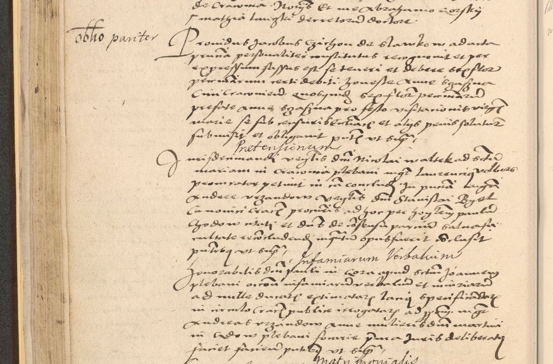 Zdjęcie nr 132 dla obiektu archiwalnego: Acta actorum coram reverendo patre domino Nicolao Bedlenski scholastico vicarioque in spiritualibus gernerali Cracoviensi ad annum Domini millesimum quingentesimum tricesimum septimum, cuius indicio est decima, pontificatus sanctissimi in Christo patris et domini nostri domini Pauli divina providencia papr tercii, anno tercio, feliciter continuantur