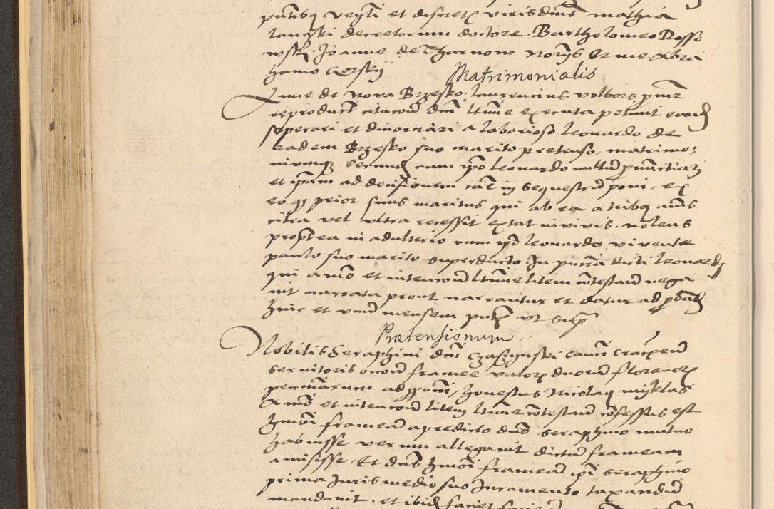 Zdjęcie nr 130 dla obiektu archiwalnego: Acta actorum coram reverendo patre domino Nicolao Bedlenski scholastico vicarioque in spiritualibus gernerali Cracoviensi ad annum Domini millesimum quingentesimum tricesimum septimum, cuius indicio est decima, pontificatus sanctissimi in Christo patris et domini nostri domini Pauli divina providencia papr tercii, anno tercio, feliciter continuantur