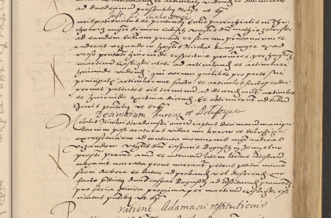 Zdjęcie nr 127 dla obiektu archiwalnego: Acta actorum coram reverendo patre domino Nicolao Bedlenski scholastico vicarioque in spiritualibus gernerali Cracoviensi ad annum Domini millesimum quingentesimum tricesimum septimum, cuius indicio est decima, pontificatus sanctissimi in Christo patris et domini nostri domini Pauli divina providencia papr tercii, anno tercio, feliciter continuantur