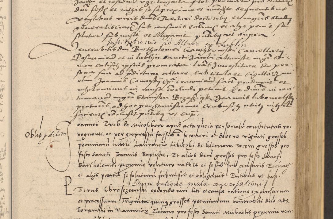 Zdjęcie nr 123 dla obiektu archiwalnego: Acta actorum coram reverendo patre domino Nicolao Bedlenski scholastico vicarioque in spiritualibus gernerali Cracoviensi ad annum Domini millesimum quingentesimum tricesimum septimum, cuius indicio est decima, pontificatus sanctissimi in Christo patris et domini nostri domini Pauli divina providencia papr tercii, anno tercio, feliciter continuantur