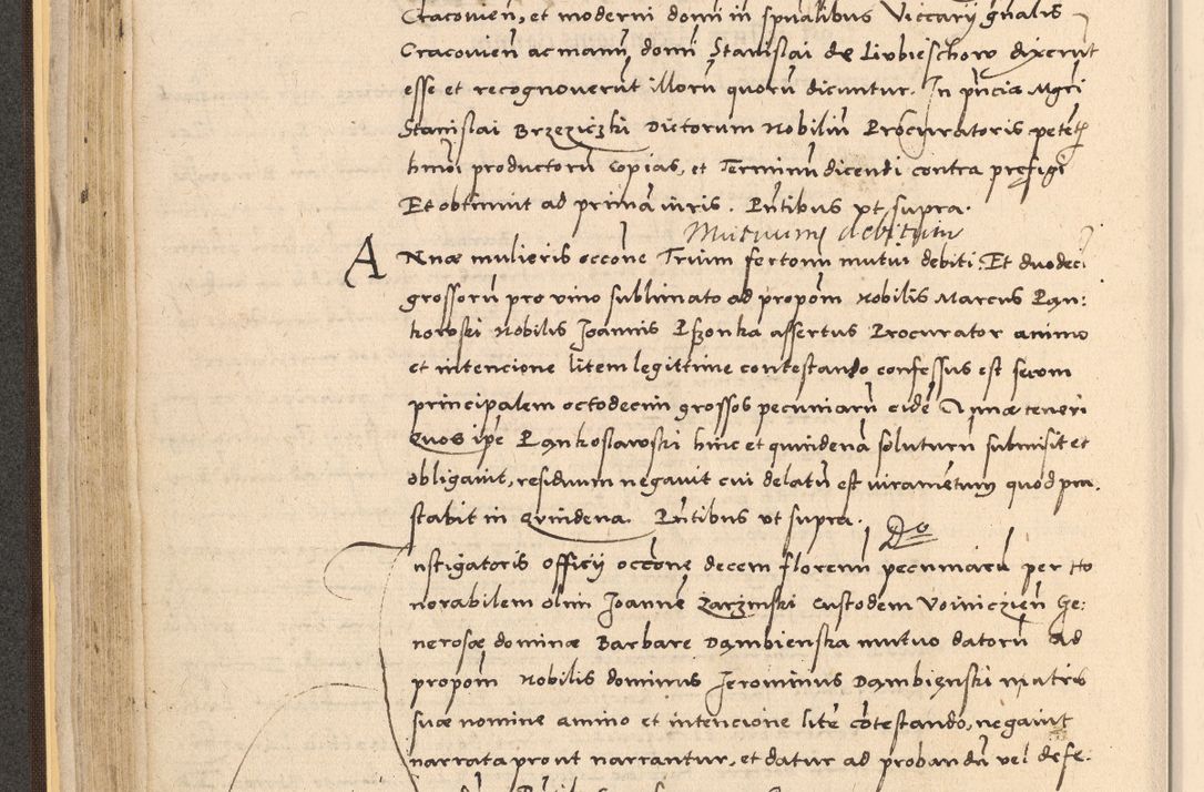 Zdjęcie nr 120 dla obiektu archiwalnego: Acta actorum coram reverendo patre domino Nicolao Bedlenski scholastico vicarioque in spiritualibus gernerali Cracoviensi ad annum Domini millesimum quingentesimum tricesimum septimum, cuius indicio est decima, pontificatus sanctissimi in Christo patris et domini nostri domini Pauli divina providencia papr tercii, anno tercio, feliciter continuantur