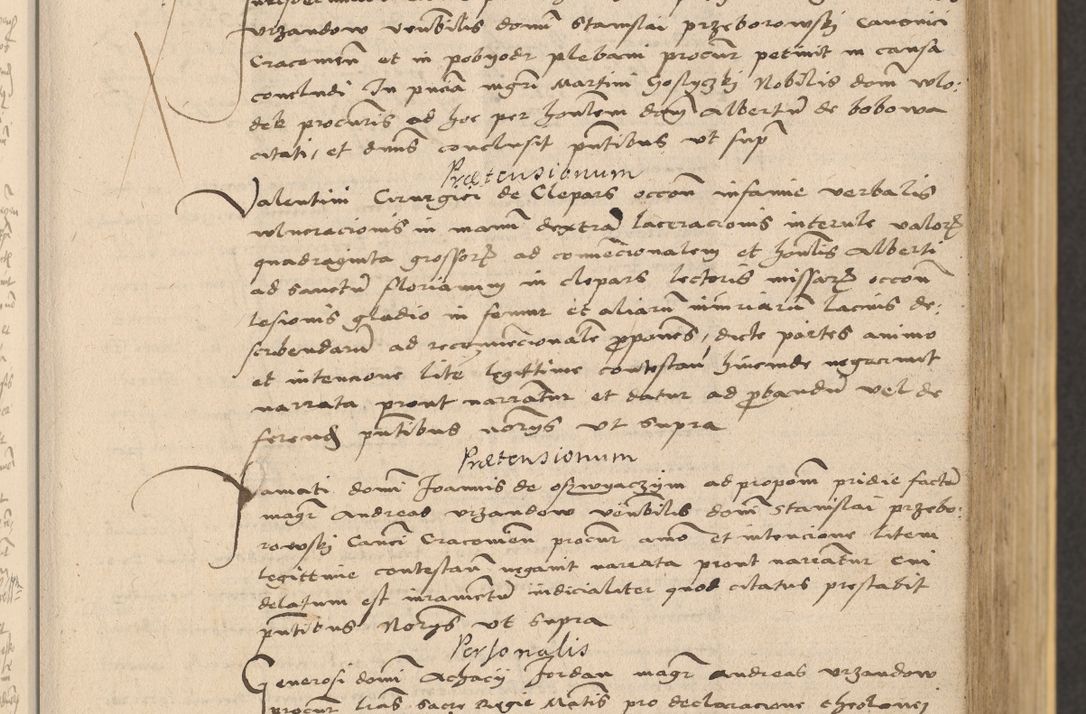 Zdjęcie nr 115 dla obiektu archiwalnego: Acta actorum coram reverendo patre domino Nicolao Bedlenski scholastico vicarioque in spiritualibus gernerali Cracoviensi ad annum Domini millesimum quingentesimum tricesimum septimum, cuius indicio est decima, pontificatus sanctissimi in Christo patris et domini nostri domini Pauli divina providencia papr tercii, anno tercio, feliciter continuantur