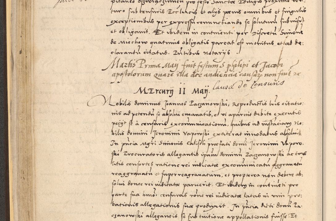 Zdjęcie nr 112 dla obiektu archiwalnego: Acta actorum coram reverendo patre domino Nicolao Bedlenski scholastico vicarioque in spiritualibus gernerali Cracoviensi ad annum Domini millesimum quingentesimum tricesimum septimum, cuius indicio est decima, pontificatus sanctissimi in Christo patris et domini nostri domini Pauli divina providencia papr tercii, anno tercio, feliciter continuantur