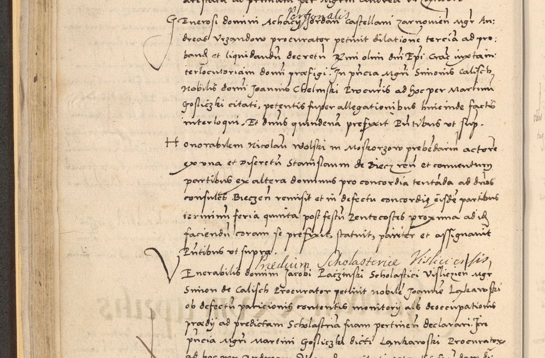 Zdjęcie nr 110 dla obiektu archiwalnego: Acta actorum coram reverendo patre domino Nicolao Bedlenski scholastico vicarioque in spiritualibus gernerali Cracoviensi ad annum Domini millesimum quingentesimum tricesimum septimum, cuius indicio est decima, pontificatus sanctissimi in Christo patris et domini nostri domini Pauli divina providencia papr tercii, anno tercio, feliciter continuantur