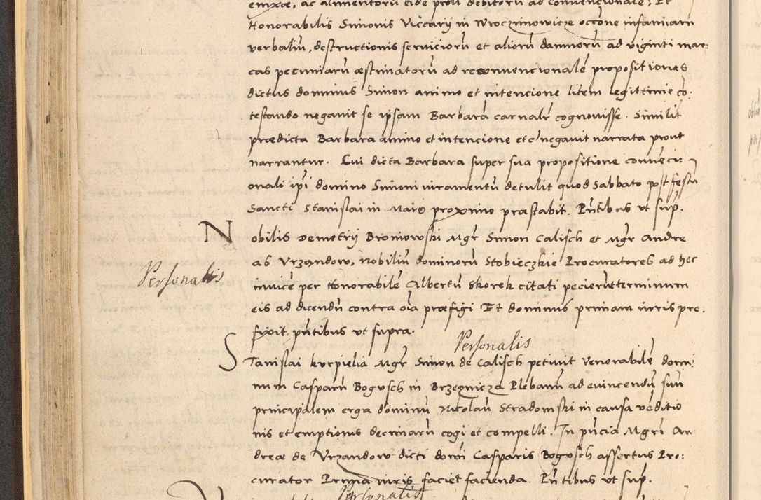 Zdjęcie nr 108 dla obiektu archiwalnego: Acta actorum coram reverendo patre domino Nicolao Bedlenski scholastico vicarioque in spiritualibus gernerali Cracoviensi ad annum Domini millesimum quingentesimum tricesimum septimum, cuius indicio est decima, pontificatus sanctissimi in Christo patris et domini nostri domini Pauli divina providencia papr tercii, anno tercio, feliciter continuantur