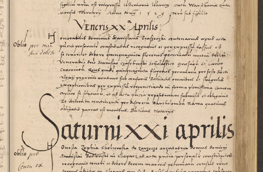 Zdjęcie nr 103 dla obiektu archiwalnego: Acta actorum coram reverendo patre domino Nicolao Bedlenski scholastico vicarioque in spiritualibus gernerali Cracoviensi ad annum Domini millesimum quingentesimum tricesimum septimum, cuius indicio est decima, pontificatus sanctissimi in Christo patris et domini nostri domini Pauli divina providencia papr tercii, anno tercio, feliciter continuantur