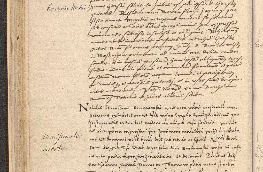 Zdjęcie nr 102 dla obiektu archiwalnego: Acta actorum coram reverendo patre domino Nicolao Bedlenski scholastico vicarioque in spiritualibus gernerali Cracoviensi ad annum Domini millesimum quingentesimum tricesimum septimum, cuius indicio est decima, pontificatus sanctissimi in Christo patris et domini nostri domini Pauli divina providencia papr tercii, anno tercio, feliciter continuantur