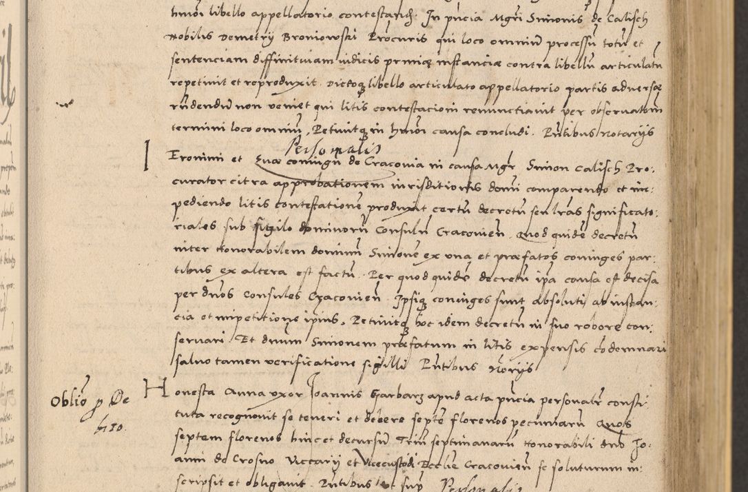 Zdjęcie nr 101 dla obiektu archiwalnego: Acta actorum coram reverendo patre domino Nicolao Bedlenski scholastico vicarioque in spiritualibus gernerali Cracoviensi ad annum Domini millesimum quingentesimum tricesimum septimum, cuius indicio est decima, pontificatus sanctissimi in Christo patris et domini nostri domini Pauli divina providencia papr tercii, anno tercio, feliciter continuantur