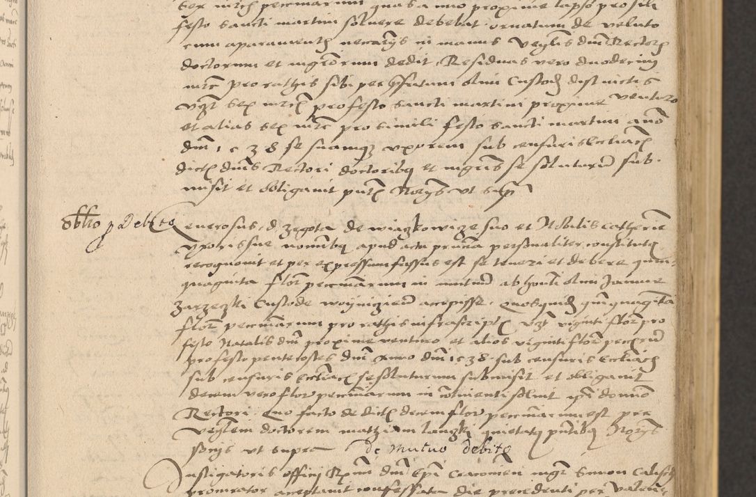 Zdjęcie nr 89 dla obiektu archiwalnego: Acta actorum coram reverendo patre domino Nicolao Bedlenski scholastico vicarioque in spiritualibus gernerali Cracoviensi ad annum Domini millesimum quingentesimum tricesimum septimum, cuius indicio est decima, pontificatus sanctissimi in Christo patris et domini nostri domini Pauli divina providencia papr tercii, anno tercio, feliciter continuantur
