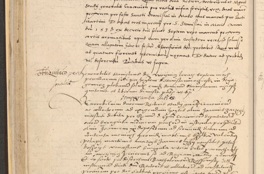 Zdjęcie nr 88 dla obiektu archiwalnego: Acta actorum coram reverendo patre domino Nicolao Bedlenski scholastico vicarioque in spiritualibus gernerali Cracoviensi ad annum Domini millesimum quingentesimum tricesimum septimum, cuius indicio est decima, pontificatus sanctissimi in Christo patris et domini nostri domini Pauli divina providencia papr tercii, anno tercio, feliciter continuantur