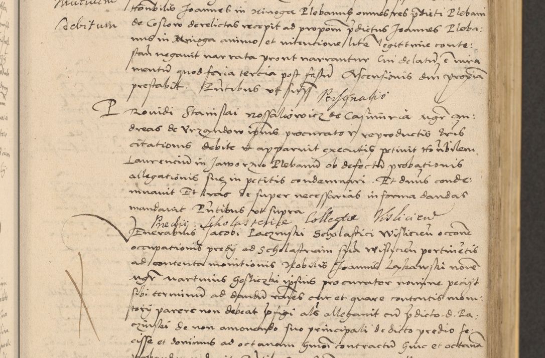 Zdjęcie nr 85 dla obiektu archiwalnego: Acta actorum coram reverendo patre domino Nicolao Bedlenski scholastico vicarioque in spiritualibus gernerali Cracoviensi ad annum Domini millesimum quingentesimum tricesimum septimum, cuius indicio est decima, pontificatus sanctissimi in Christo patris et domini nostri domini Pauli divina providencia papr tercii, anno tercio, feliciter continuantur