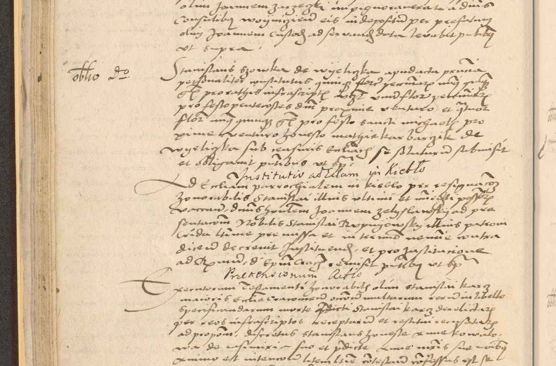 Zdjęcie nr 86 dla obiektu archiwalnego: Acta actorum coram reverendo patre domino Nicolao Bedlenski scholastico vicarioque in spiritualibus gernerali Cracoviensi ad annum Domini millesimum quingentesimum tricesimum septimum, cuius indicio est decima, pontificatus sanctissimi in Christo patris et domini nostri domini Pauli divina providencia papr tercii, anno tercio, feliciter continuantur