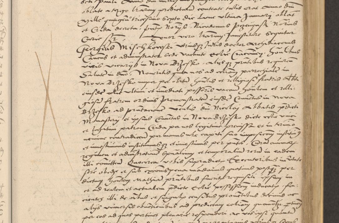 Zdjęcie nr 77 dla obiektu archiwalnego: Acta actorum coram reverendo patre domino Nicolao Bedlenski scholastico vicarioque in spiritualibus gernerali Cracoviensi ad annum Domini millesimum quingentesimum tricesimum septimum, cuius indicio est decima, pontificatus sanctissimi in Christo patris et domini nostri domini Pauli divina providencia papr tercii, anno tercio, feliciter continuantur