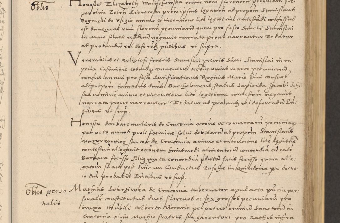 Zdjęcie nr 71 dla obiektu archiwalnego: Acta actorum coram reverendo patre domino Nicolao Bedlenski scholastico vicarioque in spiritualibus gernerali Cracoviensi ad annum Domini millesimum quingentesimum tricesimum septimum, cuius indicio est decima, pontificatus sanctissimi in Christo patris et domini nostri domini Pauli divina providencia papr tercii, anno tercio, feliciter continuantur
