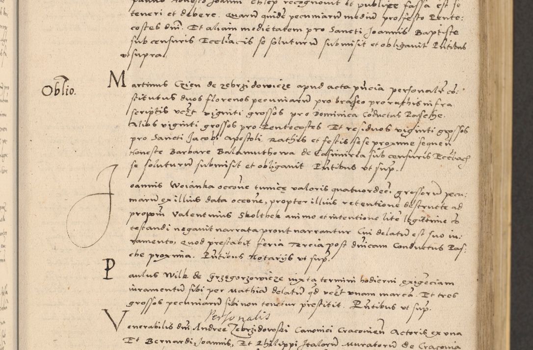 Zdjęcie nr 67 dla obiektu archiwalnego: Acta actorum coram reverendo patre domino Nicolao Bedlenski scholastico vicarioque in spiritualibus gernerali Cracoviensi ad annum Domini millesimum quingentesimum tricesimum septimum, cuius indicio est decima, pontificatus sanctissimi in Christo patris et domini nostri domini Pauli divina providencia papr tercii, anno tercio, feliciter continuantur