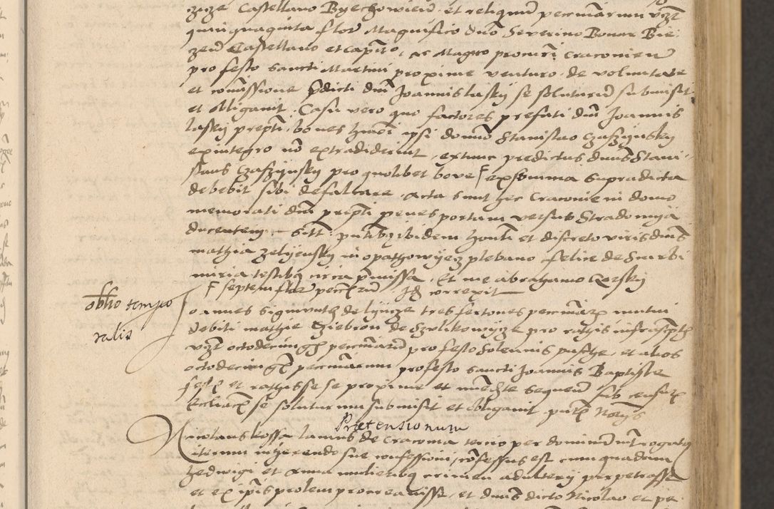 Zdjęcie nr 59 dla obiektu archiwalnego: Acta actorum coram reverendo patre domino Nicolao Bedlenski scholastico vicarioque in spiritualibus gernerali Cracoviensi ad annum Domini millesimum quingentesimum tricesimum septimum, cuius indicio est decima, pontificatus sanctissimi in Christo patris et domini nostri domini Pauli divina providencia papr tercii, anno tercio, feliciter continuantur