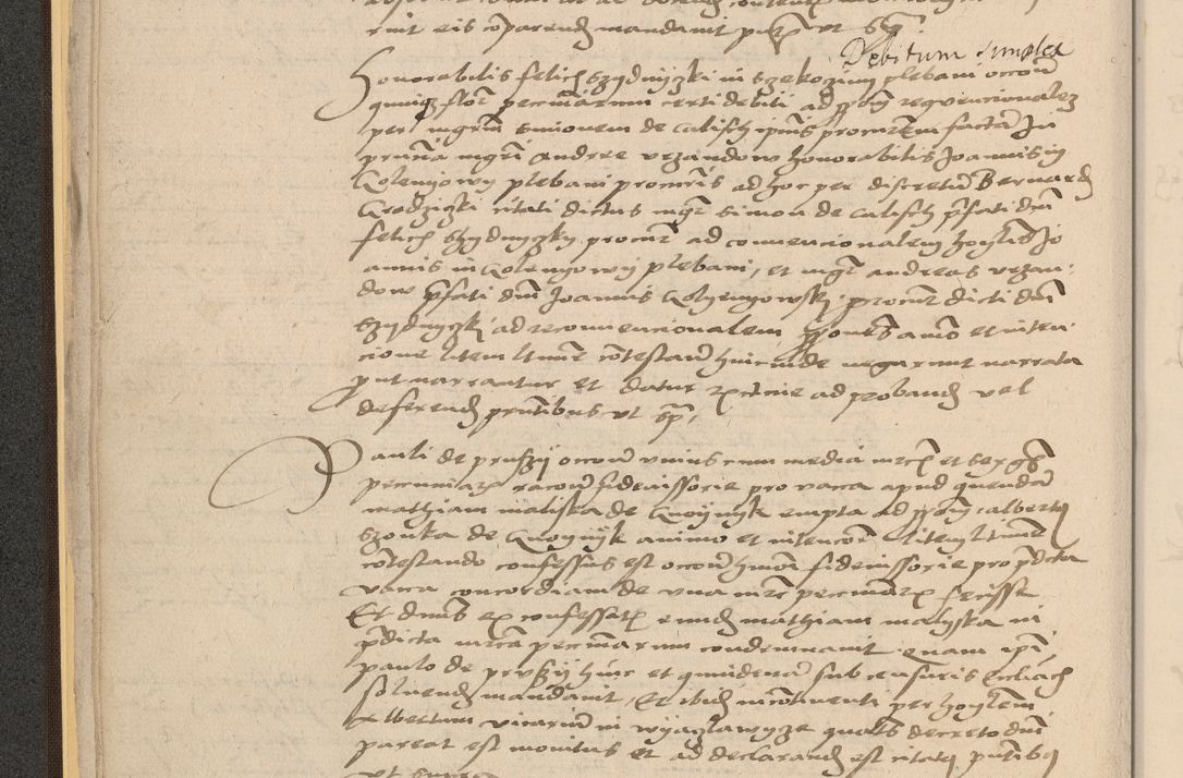 Zdjęcie nr 36 dla obiektu archiwalnego: Acta actorum coram reverendo patre domino Nicolao Bedlenski scholastico vicarioque in spiritualibus gernerali Cracoviensi ad annum Domini millesimum quingentesimum tricesimum septimum, cuius indicio est decima, pontificatus sanctissimi in Christo patris et domini nostri domini Pauli divina providencia papr tercii, anno tercio, feliciter continuantur