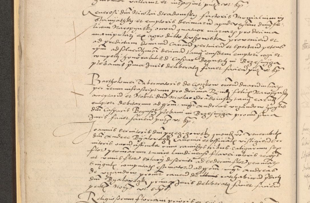 Zdjęcie nr 30 dla obiektu archiwalnego: Acta actorum coram reverendo patre domino Nicolao Bedlenski scholastico vicarioque in spiritualibus gernerali Cracoviensi ad annum Domini millesimum quingentesimum tricesimum septimum, cuius indicio est decima, pontificatus sanctissimi in Christo patris et domini nostri domini Pauli divina providencia papr tercii, anno tercio, feliciter continuantur