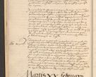 Zdjęcie nr 28 dla obiektu archiwalnego: Acta actorum coram reverendo patre domino Nicolao Bedlenski scholastico vicarioque in spiritualibus gernerali Cracoviensi ad annum Domini millesimum quingentesimum tricesimum septimum, cuius indicio est decima, pontificatus sanctissimi in Christo patris et domini nostri domini Pauli divina providencia papr tercii, anno tercio, feliciter continuantur