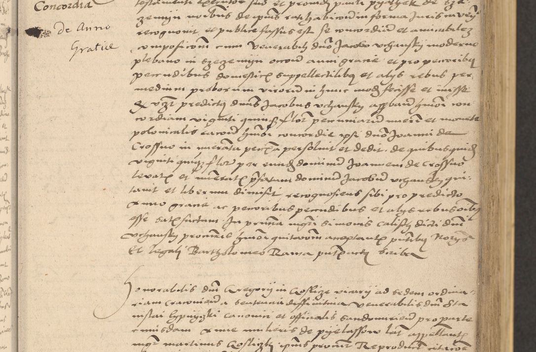 Zdjęcie nr 25 dla obiektu archiwalnego: Acta actorum coram reverendo patre domino Nicolao Bedlenski scholastico vicarioque in spiritualibus gernerali Cracoviensi ad annum Domini millesimum quingentesimum tricesimum septimum, cuius indicio est decima, pontificatus sanctissimi in Christo patris et domini nostri domini Pauli divina providencia papr tercii, anno tercio, feliciter continuantur